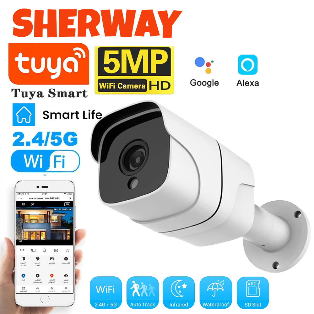 Smart Home Battery Camera Ezviz - Tuya 5G Wifi kamera IP Outdoor