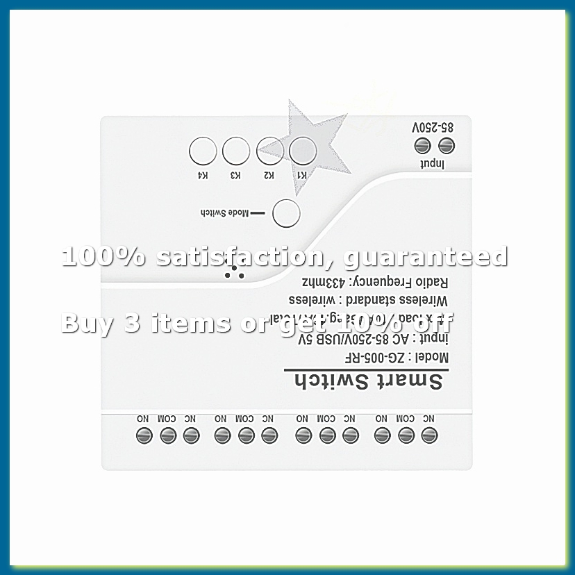 Smart Light Switch - Moduł inteligentnego włącznika światła Zigbee 4-kanałowy