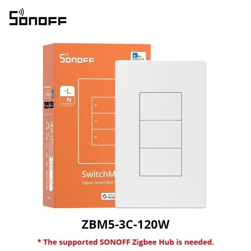 Smart Home Alexa - Inteligentny przełącznik ścienny Zigbee M5 Matter