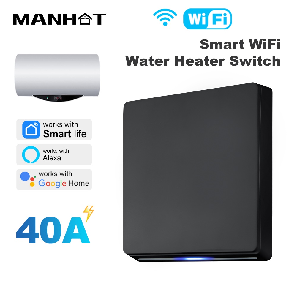 Smart Home Alexa - Inteligentny przełącznik WiFi MANHOT EU do