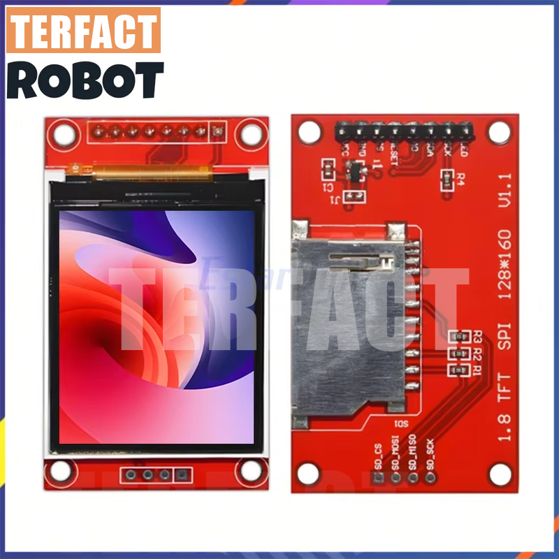 Smart Home Raspberry Pi - 1,8-calowy wyświetlacz TFT LCD ST7735S, rozdzielczość