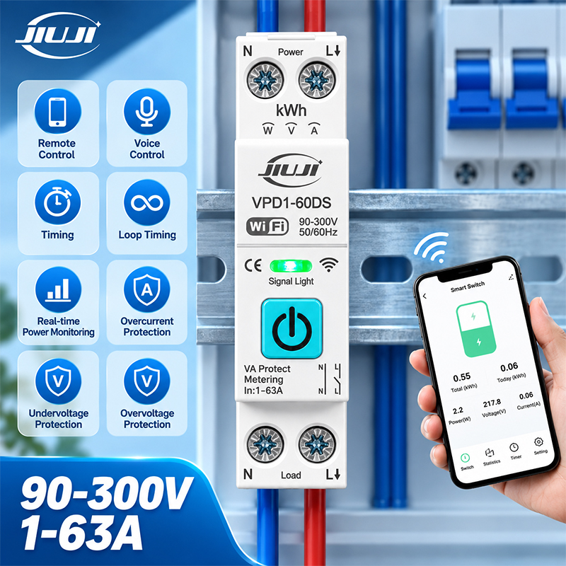 Smart Light Switch - Inteligentny przełącznik WiFi na szynę DIN