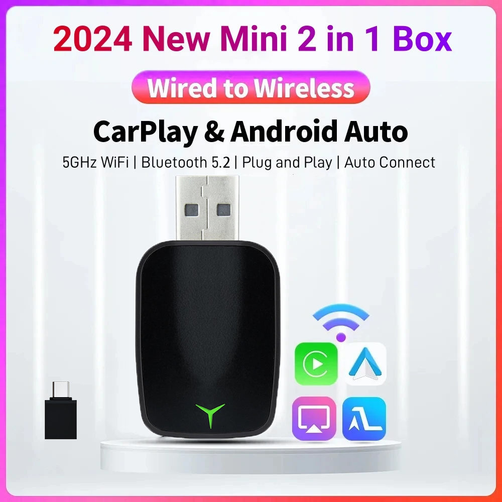 Smart Home Wiz - Nowy przewodowy do bezprzewodowego Carplay Android
