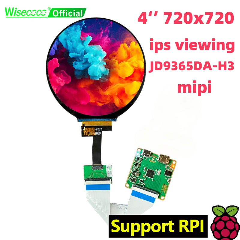 Wisecoco 4-calowy Okrągły Wyśw – Smart Home Raspberry Pi recenzja i cena