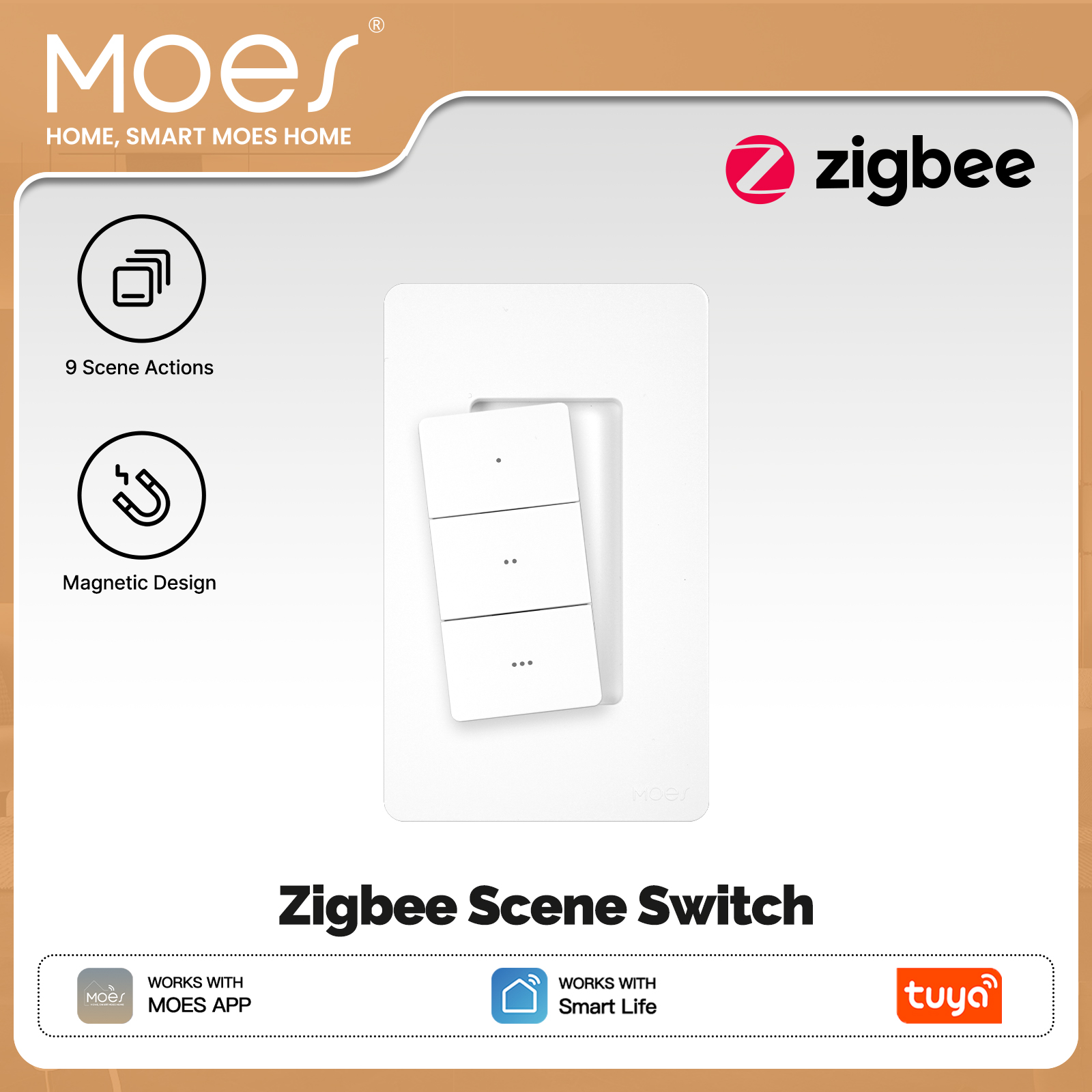 MOES Tuya Zigbee Inteligentny  – Smart Light Switch recenzja i cena