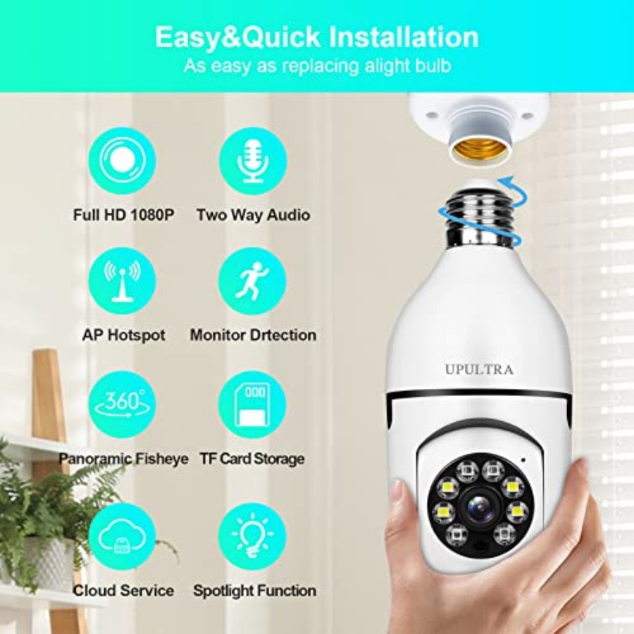 Żarówka z kamerą bezprzewodową – Smart Home Lighting recenzja i cena