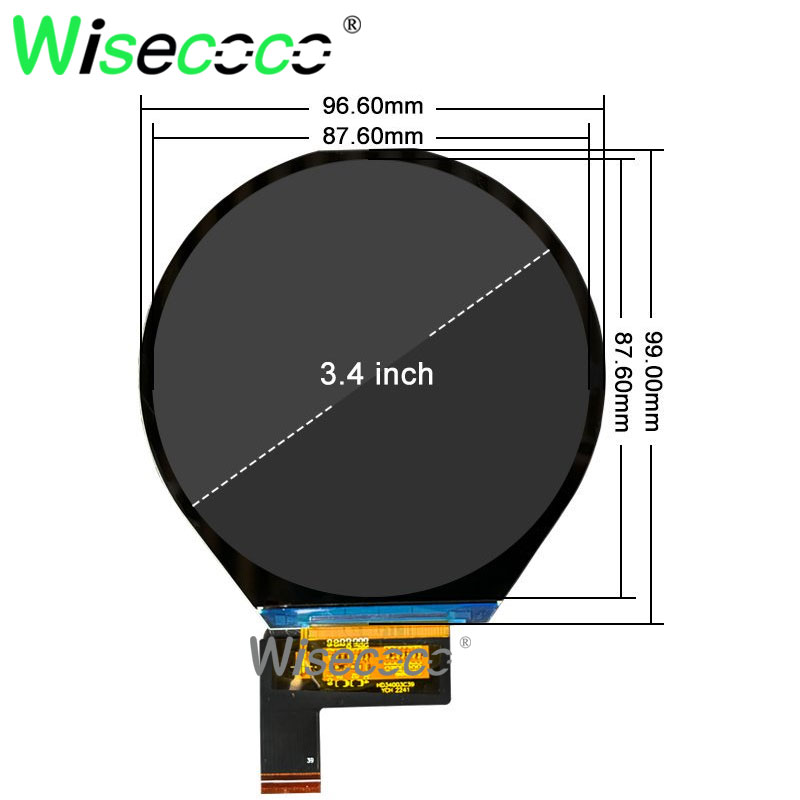 3.4-calowy okrągły wyświetlacz – Smart Home Raspberry Pi recenzja i cena