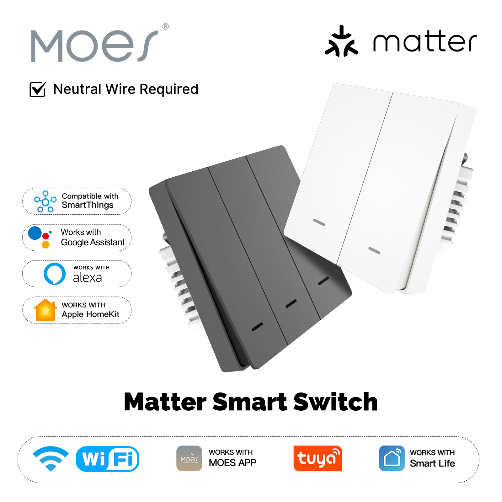 MOES Matter Tuya WiFi intelige – Smart Home Alexa recenzja i cena