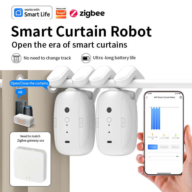 Robot sterujący roletami Zigbe – Smart Home Alexa recenzja i cena