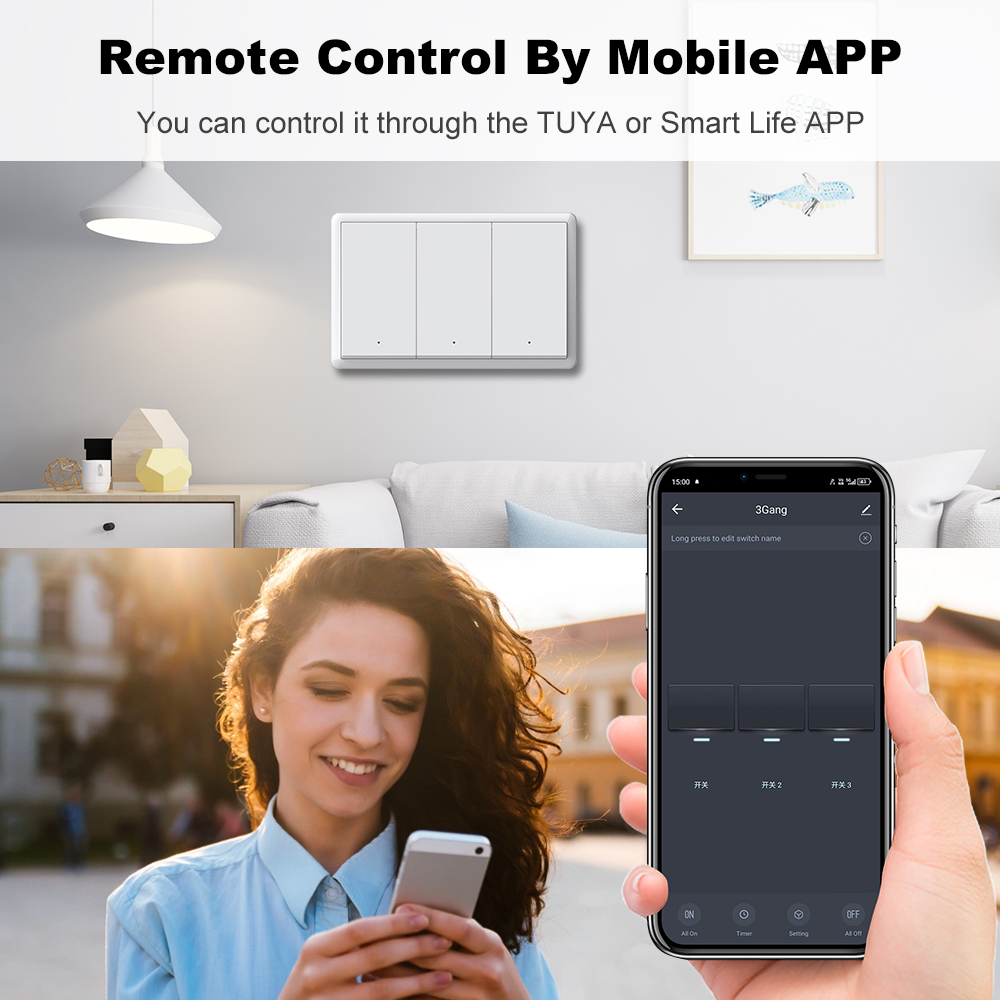 Inteligentny przełącznik ścien – Smart Home Alexa recenzja i cena
